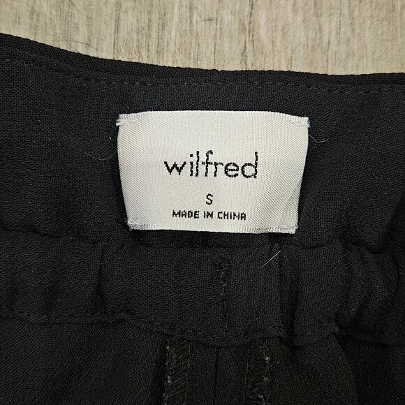 Wilfred Aritzia Pants Womens S High Rise Drawstring Pleated Paper Bag Trousers - Picture 9 of 11